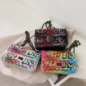 crossbody graffiti bags