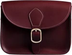 Crossbody Saddle Vegan Leather Bag Small Retro Satchel For Women Vintage Simple Handbag Faux Leather Casual Purse