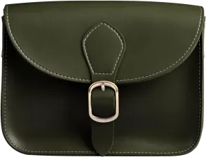 Crossbody Saddle Vegan Leather Bag Small Retro Satchel For Women Vintage Simple Handbag Faux Leather Casual Purse