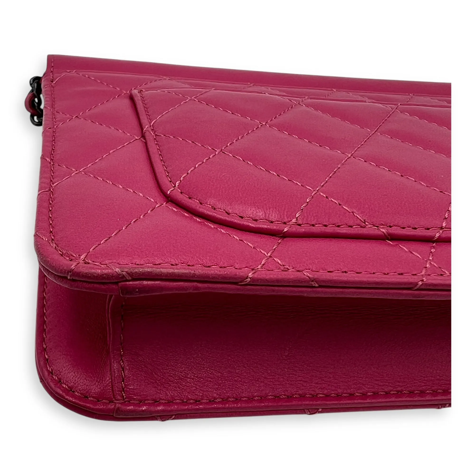 Crossing Times Medium Crossbody bag in Lambskin, Ruthenium Hardware