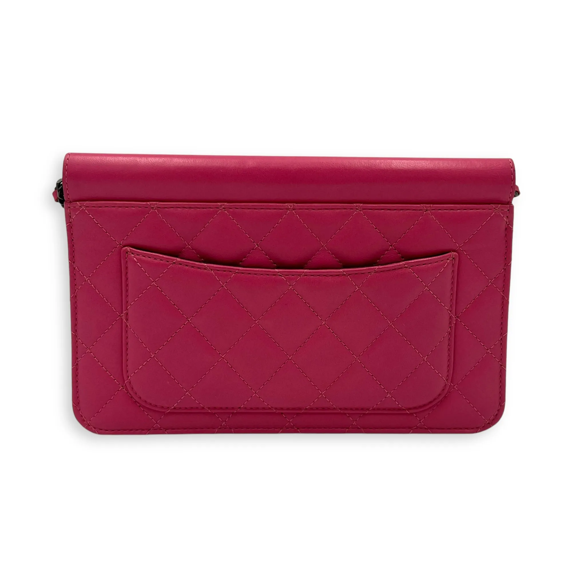 Crossing Times Medium Crossbody bag in Lambskin, Ruthenium Hardware