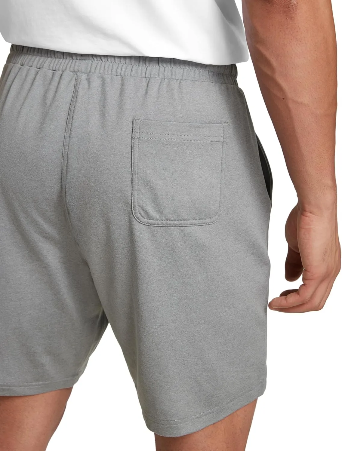 CRZ YOGA Cloud Jersey Mens Lounge Lightweight Sweat Shorts - 7'' Soft Breathable for Casual Workout with Pockets