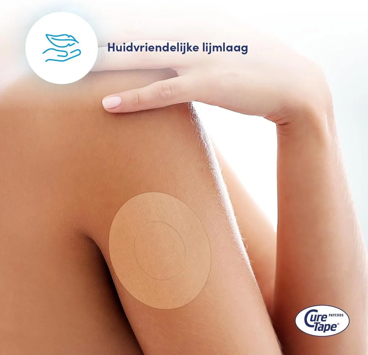 CureTape Patches - Sensor Fixing Plasters - Plasters for Freestyle Libre, Dexcom and Medtronic Guardian Sensors - Sensor Patch - Unique Variants (Beige)