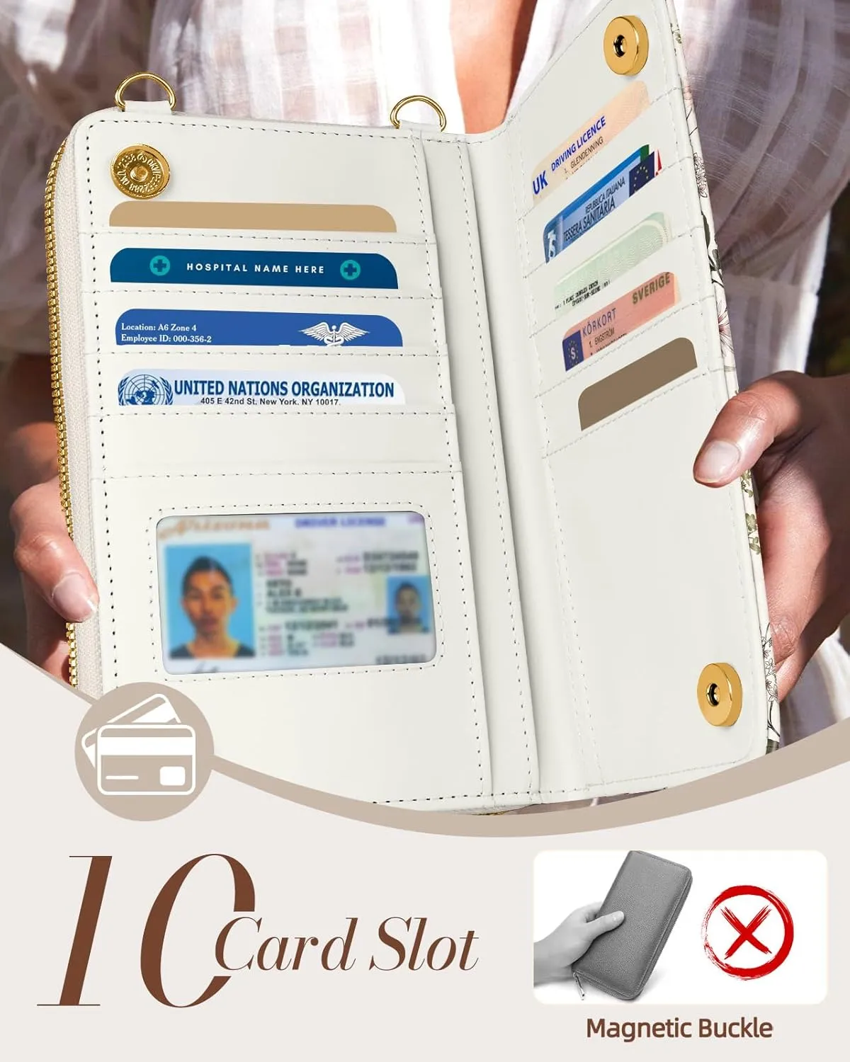 Cute Crossbody Purse Cell Phone Bags for Women - Leather Cellphone Wallet Purse with Adjustable Shoulder Rope