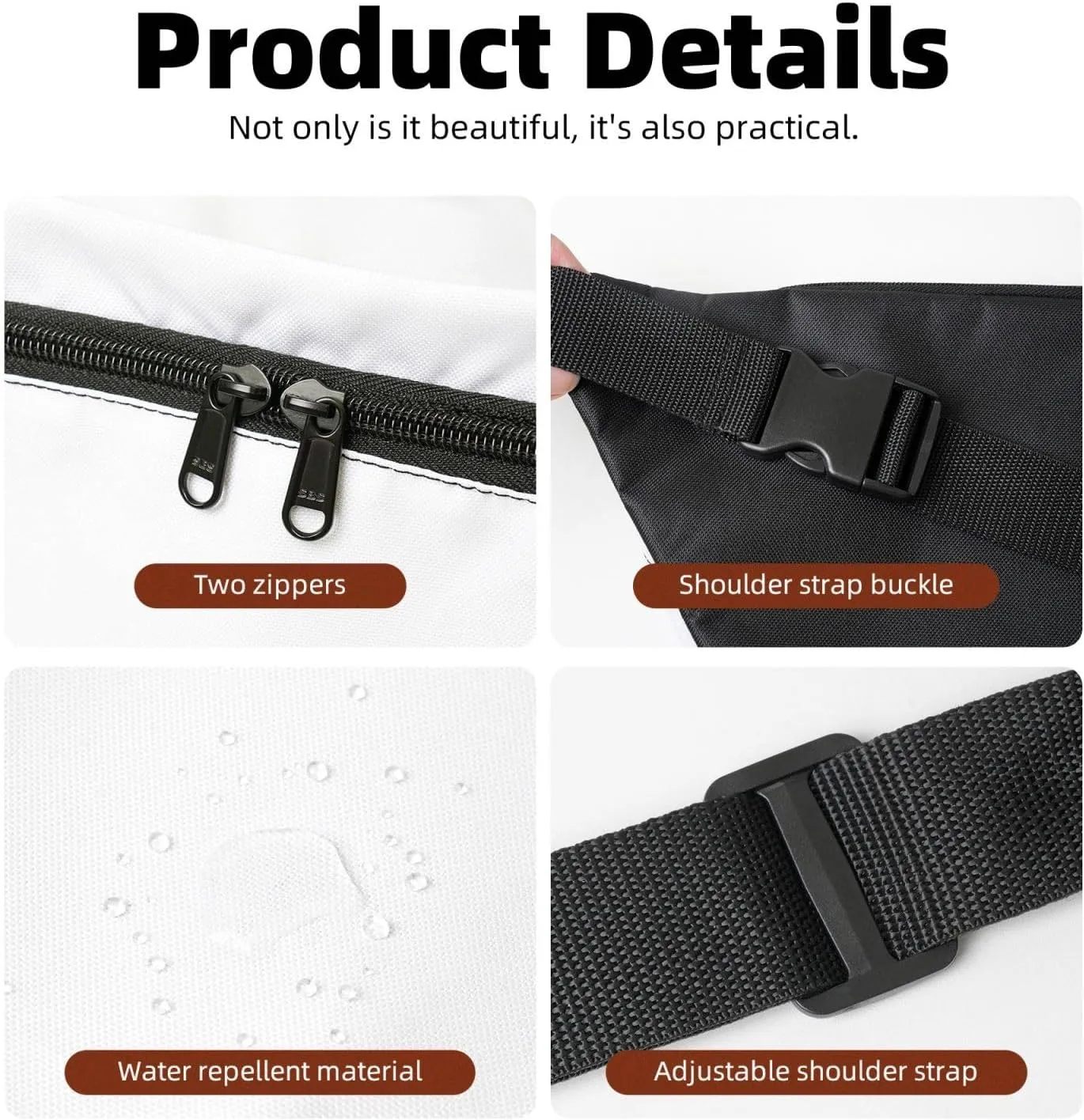 Cute Dachshound Dogs Fanny Pack Crossbody Sling Bag â€“ Zipper Pockets for Travel, Hiking, Cycling, Workouts, and Everyday Use