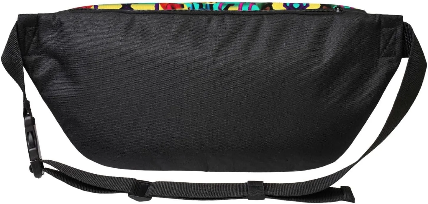Cute Dachshound Dogs Fanny Pack Crossbody Sling Bag â€“ Zipper Pockets for Travel, Hiking, Cycling, Workouts, and Everyday Use