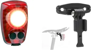 Cygolite Hotshot Pro 200 Lumen Bike Tail Light Bundle with Saddle Rail Mount