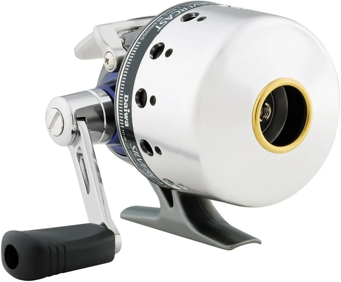 Daiwa SC120A Silvercast-A SpincastReel, Right Handed, 3-Ball Bearing, 4.3:1 Retrieve