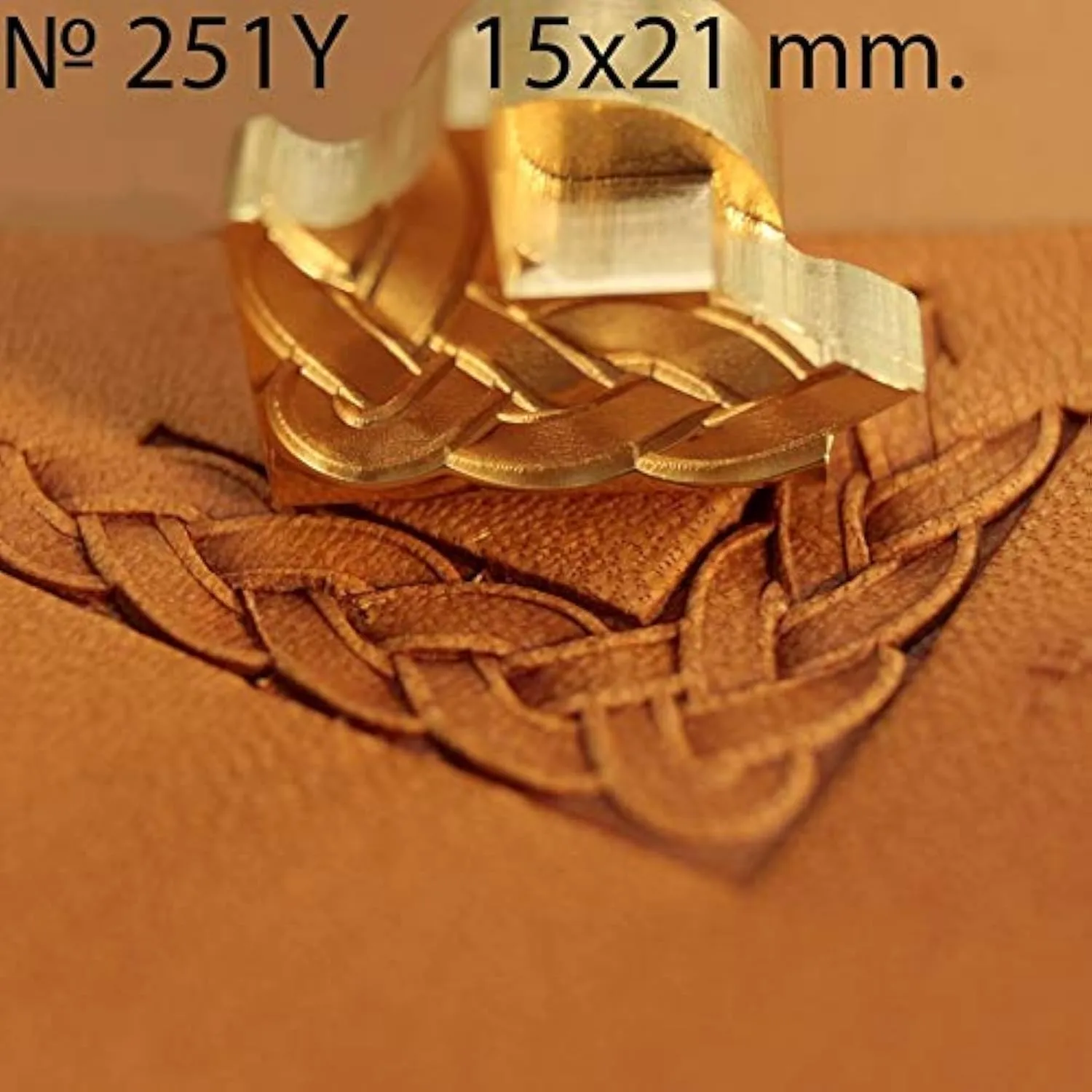 DandS ltd Leather Working Tools Leaves Carving Punches Stamp Craft Saddle Brass #251Y