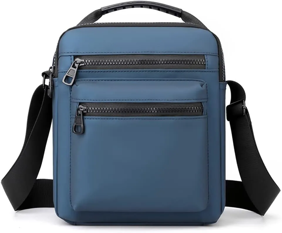 DAZZLESUN Men Waterproof Travel Sling Bag Nylon Crossbody Casual Shoulder Bags Lightweight Backpack Daypack Fishing Hiking
