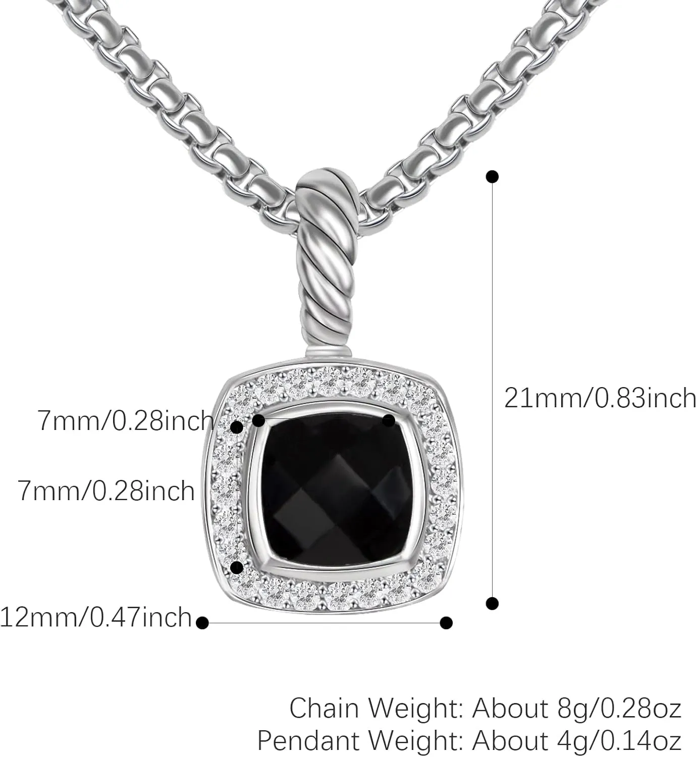 Designer Cubic Zirconia Necklace Inspired Antique Twisted Cable Wired CZ Pendant Necklace Fashion Brand Jewelry for Women Gift
