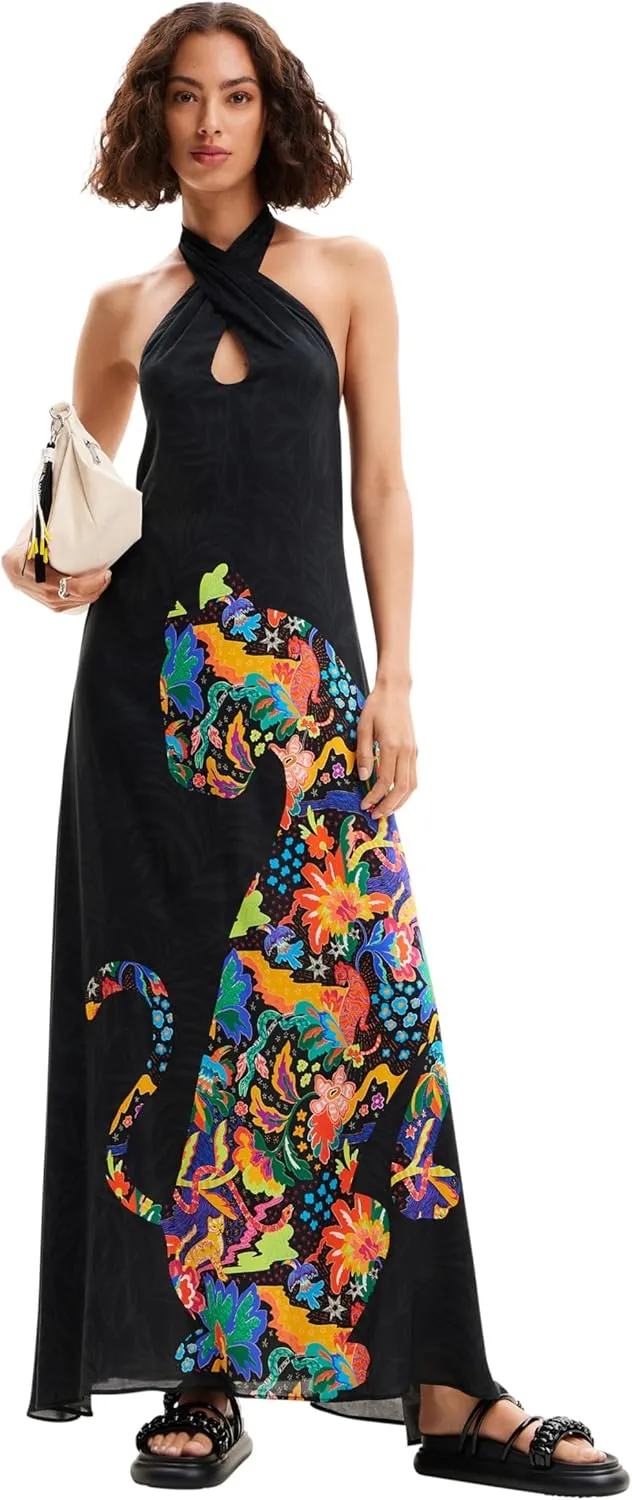 Desigual Women's Standard Woman Woven Dress Swimwear