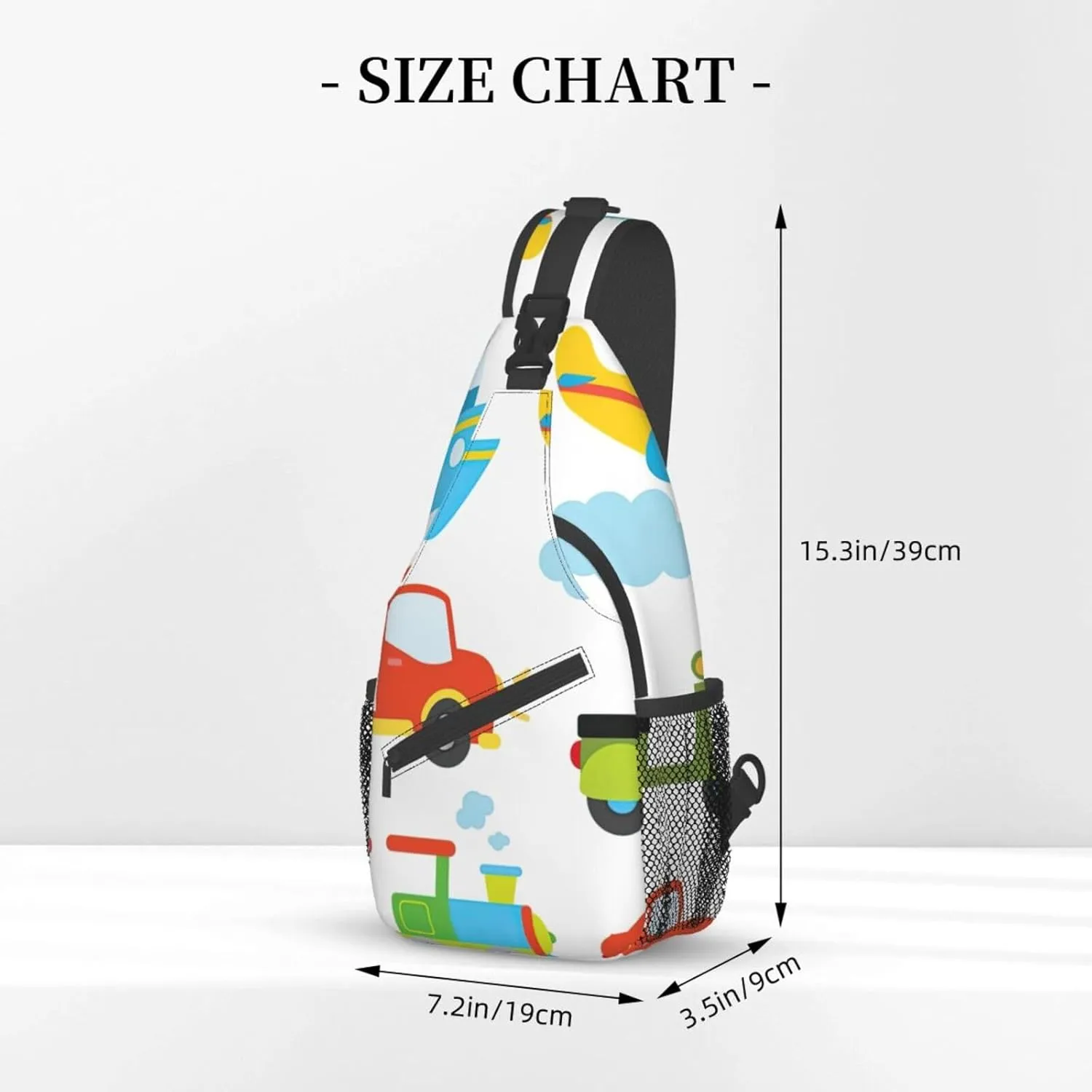Different Types Of Lizard Unisex Crossbody Backpack Travel Hiking Casual Chest Bags Lightweight Fashion