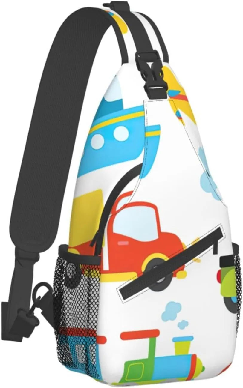 Different Types Of Lizard Unisex Crossbody Backpack Travel Hiking Casual Chest Bags Lightweight Fashion