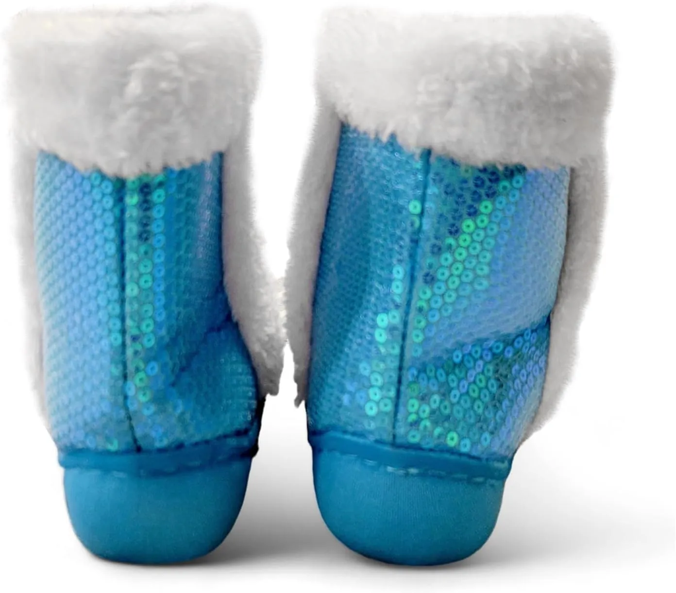 Disney Frozen Anna & Elsa Blue Girl's Lighted Slipper Boots (Toddler)
