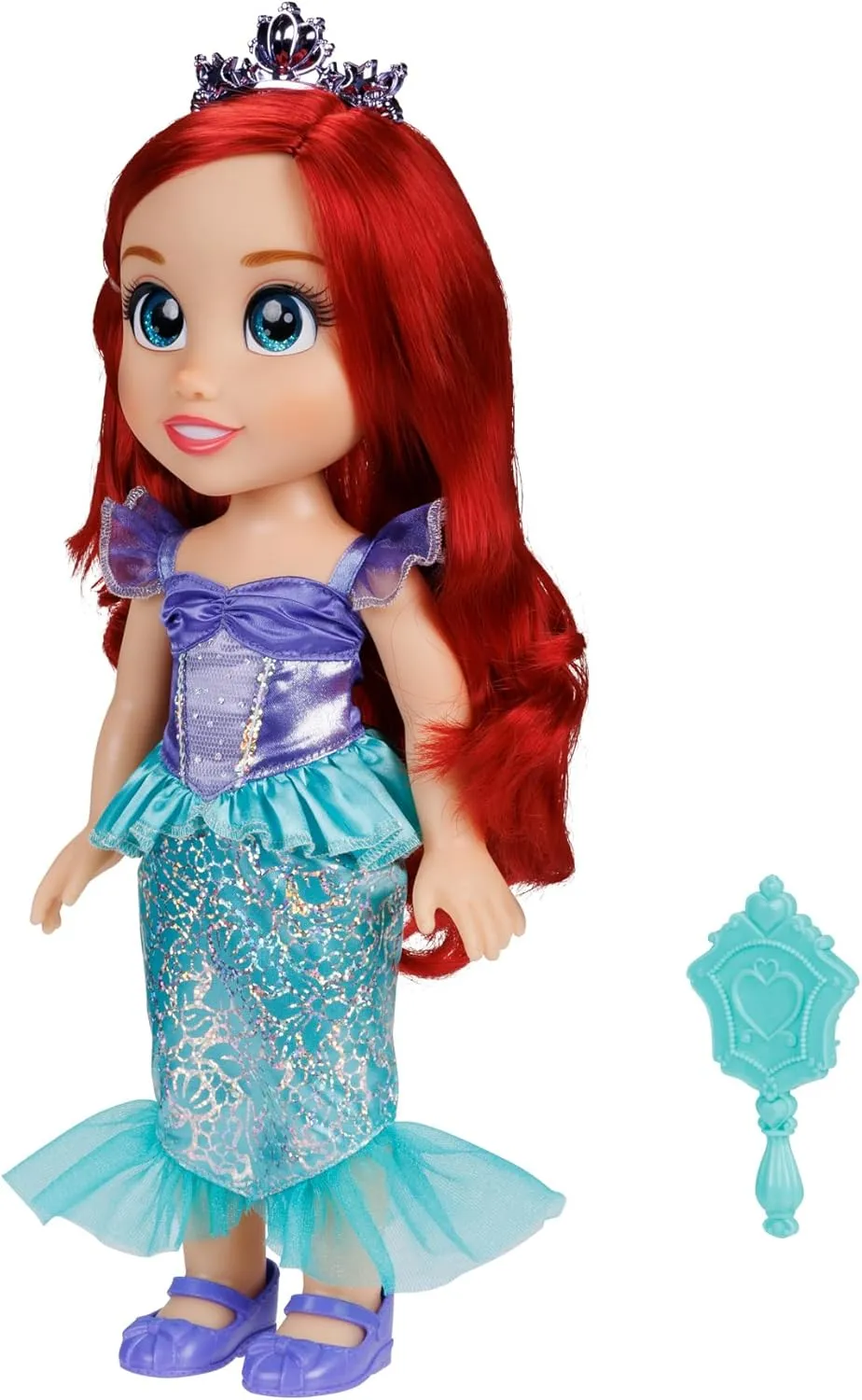 Disney Princess My Friend Ariel Doll 14 inch Tall Includes Removable Outfit, Tiara, Shoes & Brush