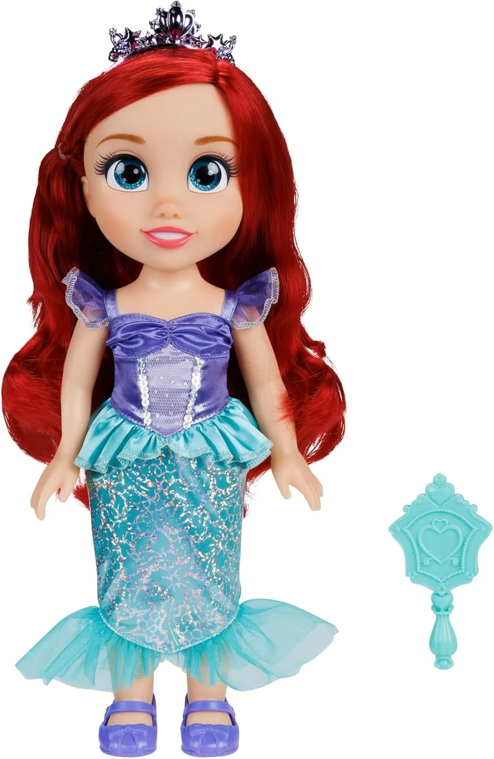 Disney Princess My Friend Ariel Doll 14 inch Tall Includes Removable Outfit, Tiara, Shoes & Brush