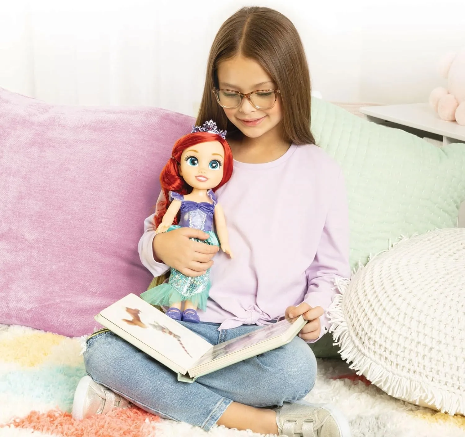 Disney Princess My Friend Ariel Doll 14 inch Tall Includes Removable Outfit, Tiara, Shoes & Brush
