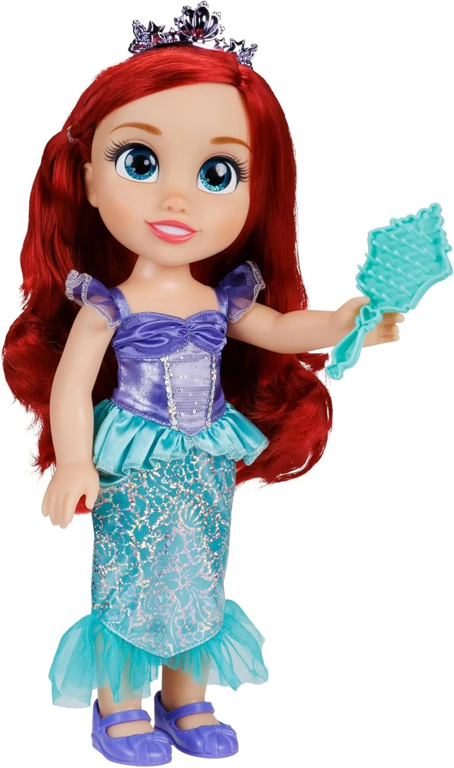 Disney Princess My Friend Ariel Doll 14 inch Tall Includes Removable Outfit, Tiara, Shoes & Brush