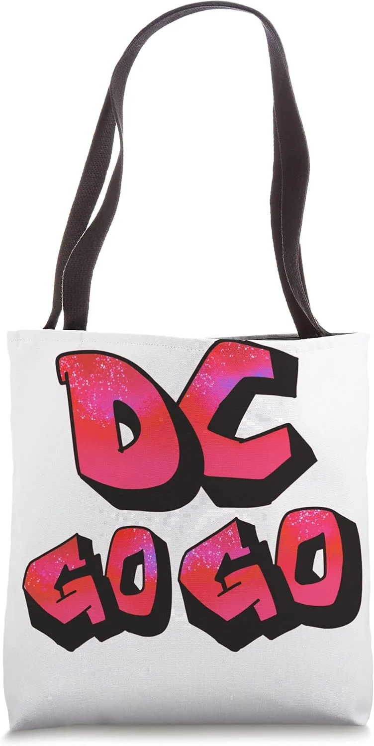 District of Columbia Go Go music Graffiti design Tote Bag