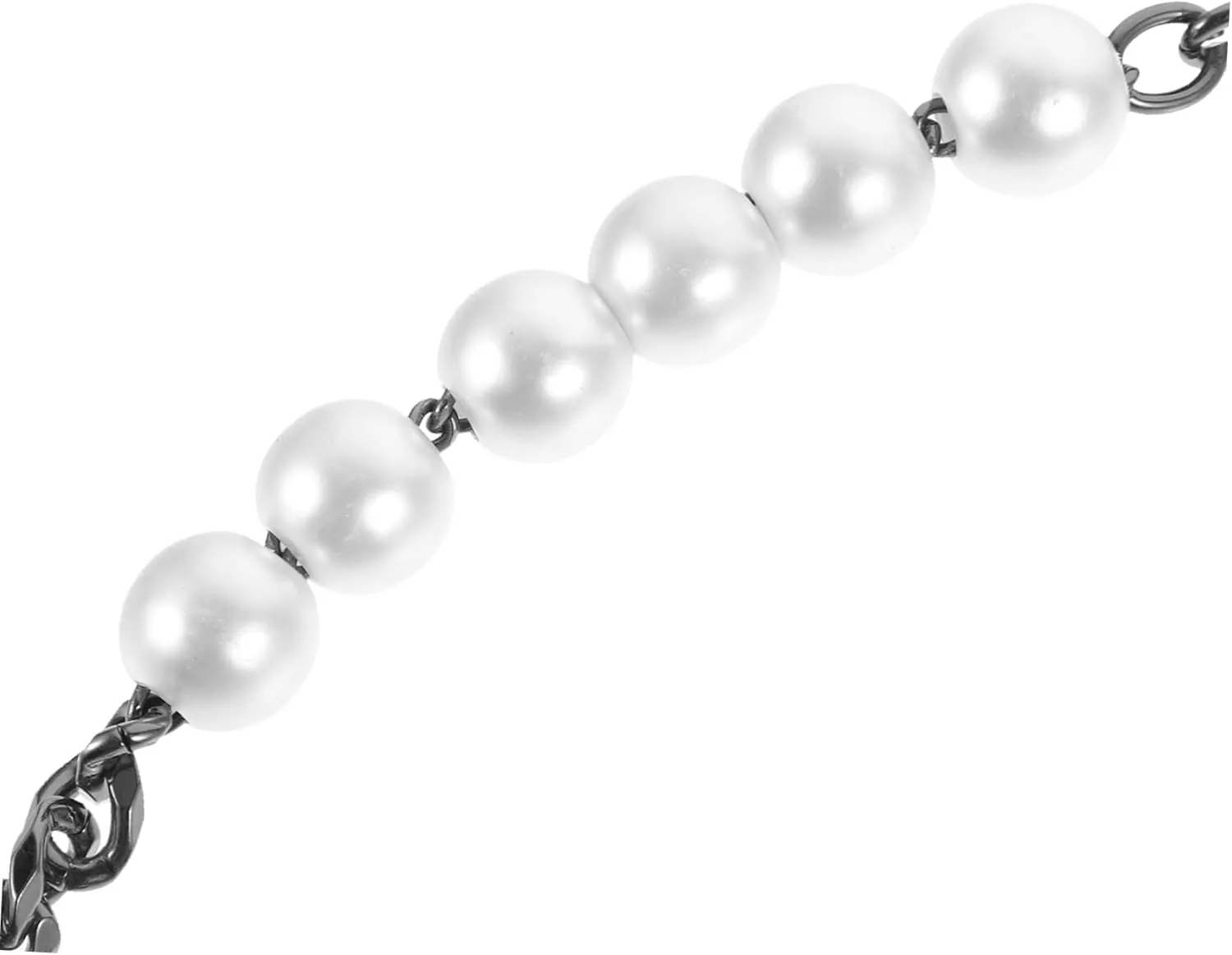 DIYEAH Versatile Purse Chain Extender Metal Bag Strap Extender Pearl Appearance for DIY Crossbody Handbag