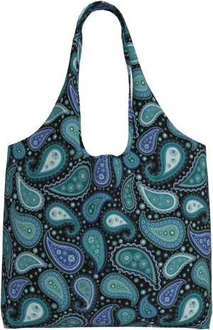 DKJlitter Fashion Canvas Tote Bag, Reusable Grocery Shopping Bag, Large capacity shopping bag Daily Utility Bag