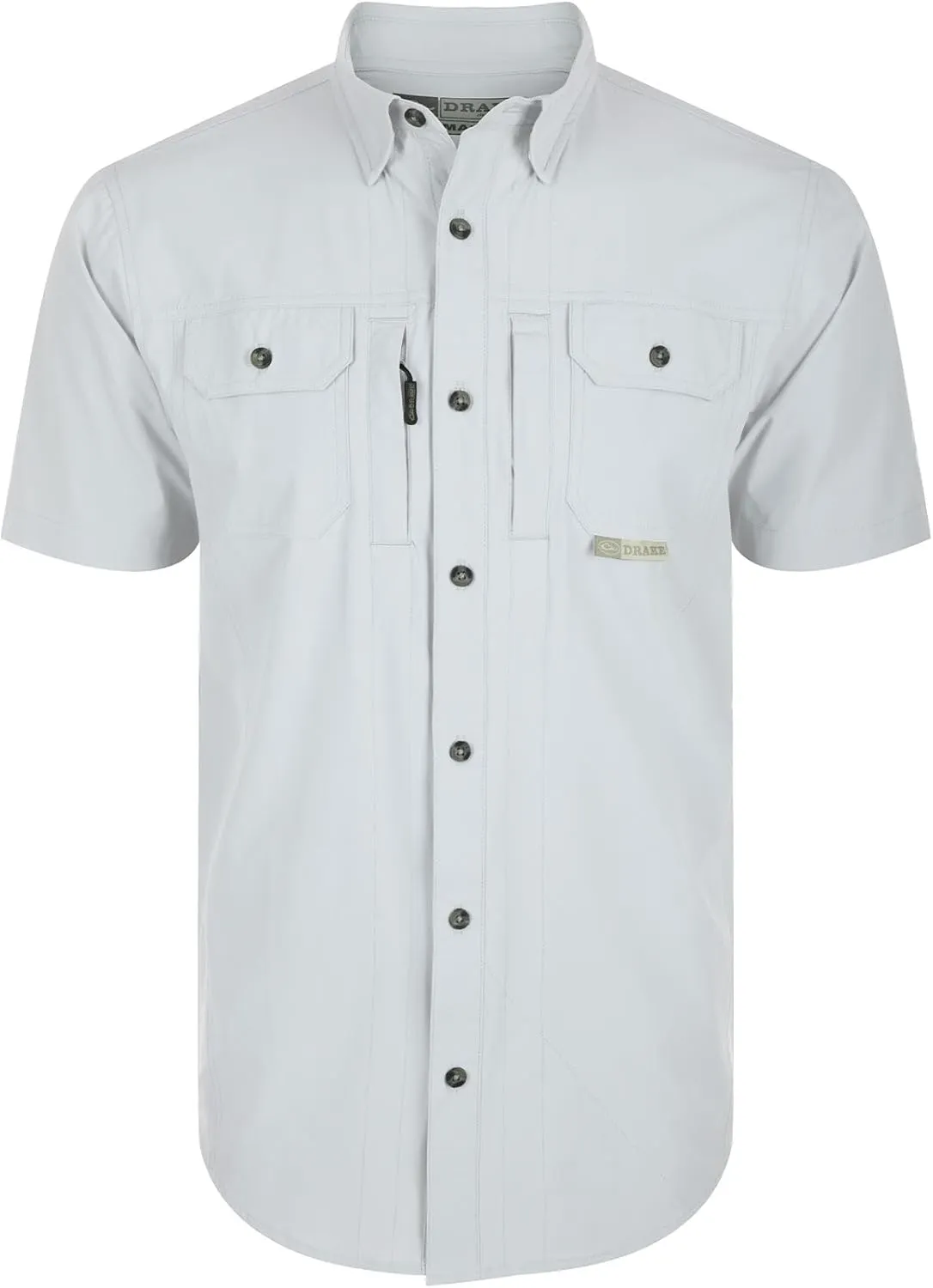 Drake Men's Wingshooter Trey Casual Athletic Lightweight Moisture Wicking Short Sleeve Shirt