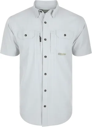 Drake Men's Wingshooter Trey Casual Athletic Lightweight Moisture Wicking Short Sleeve Shirt