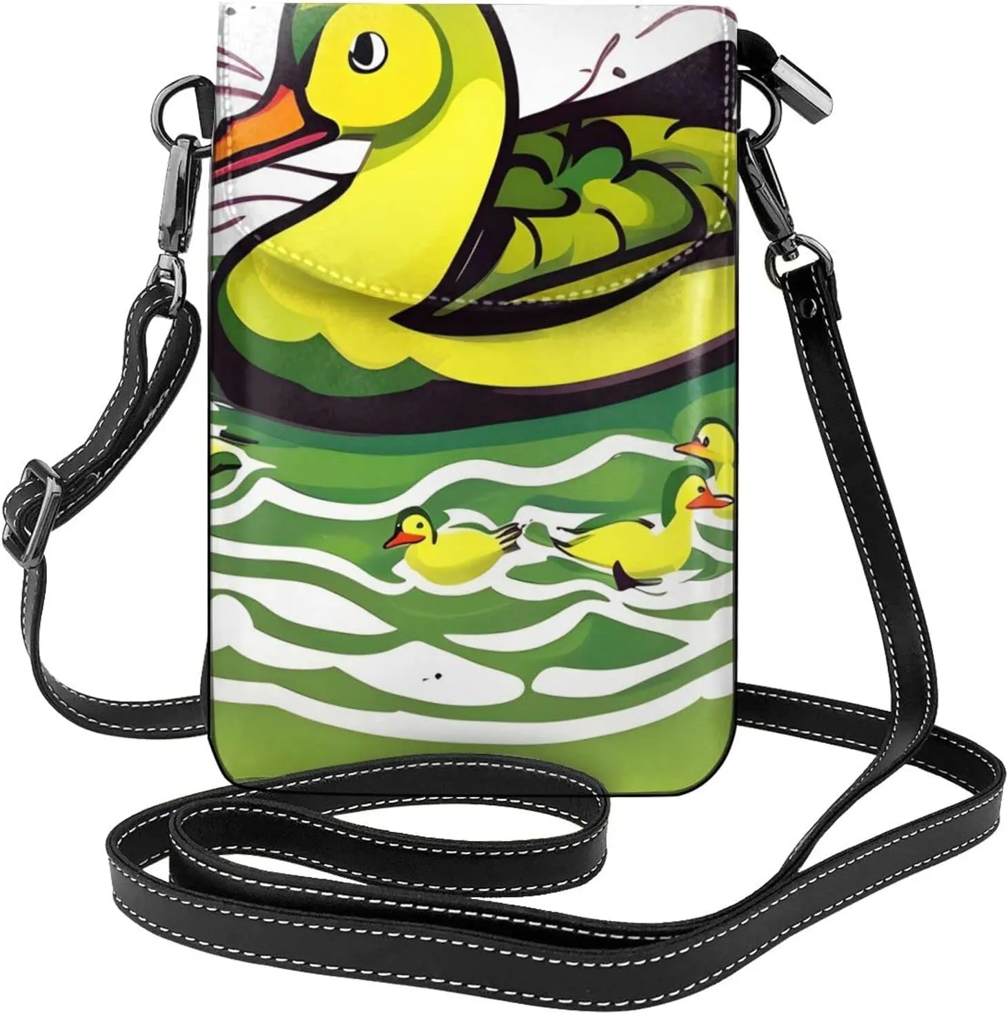 Duck Flock Game Women'S Crossbody Bag, Zipper Phone Wallet, ^Cute Purse, Shoulder Bag, Detachable Shoulder Strap