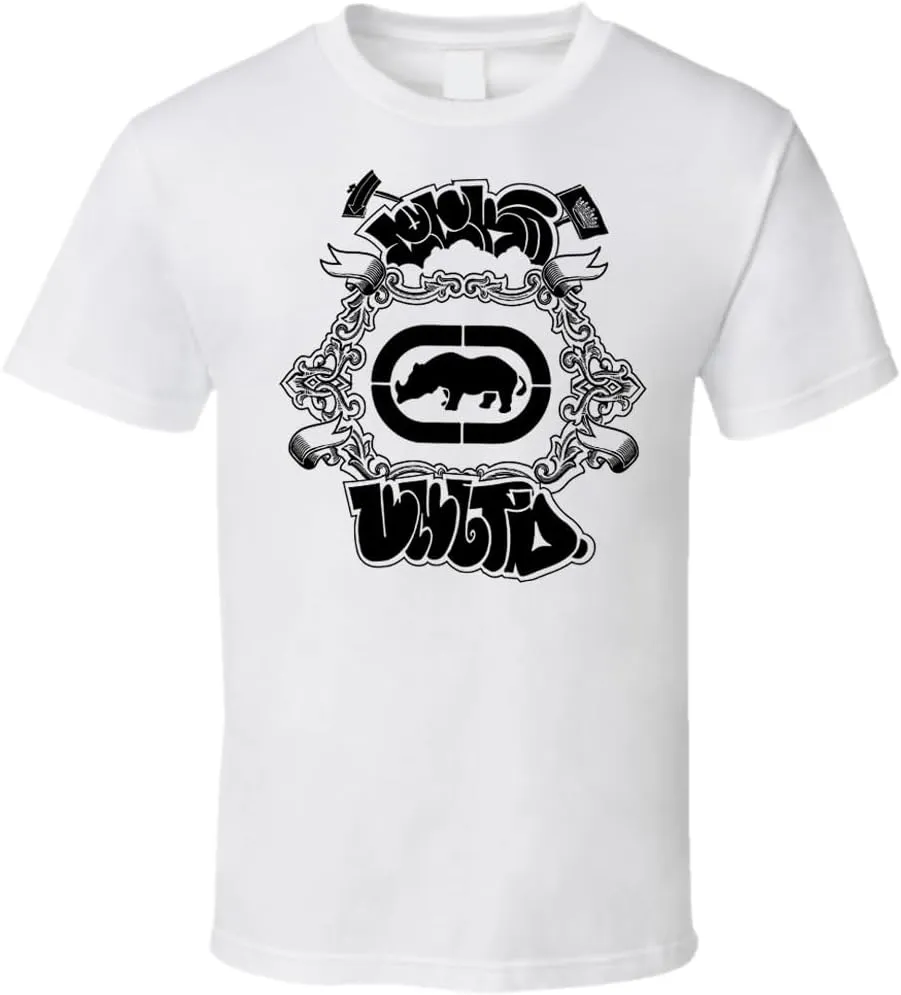 Ecko Unltd Men's Black T-Shirt with Rhinoceros Logo, Est. 1972