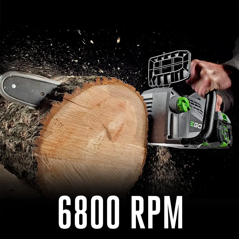 EGO POWER  Chain Saw, 14" Battery Powered Chainsaw, Electric Cordless, Includes 56V 2.5Ah Battery and Charger - CS1401
