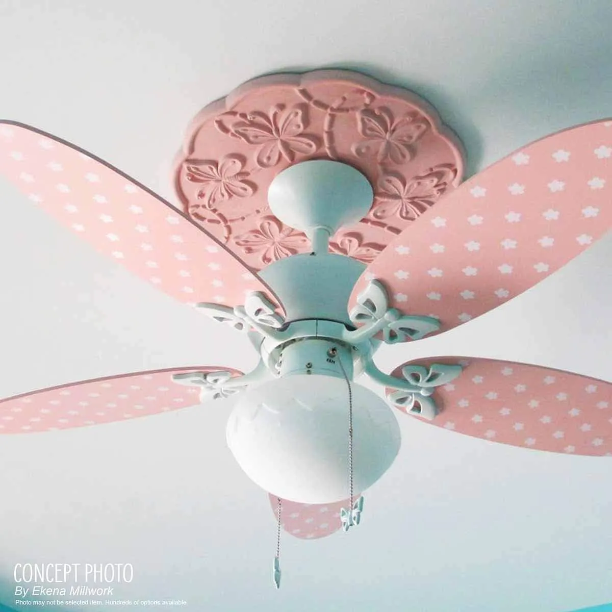 Ekena Millwork CM42X28ASWSS Ashford Ceiling Medallion, 42 3/4"W x 28 7/8"H x 1"P, Hand-Painted Warm Silver