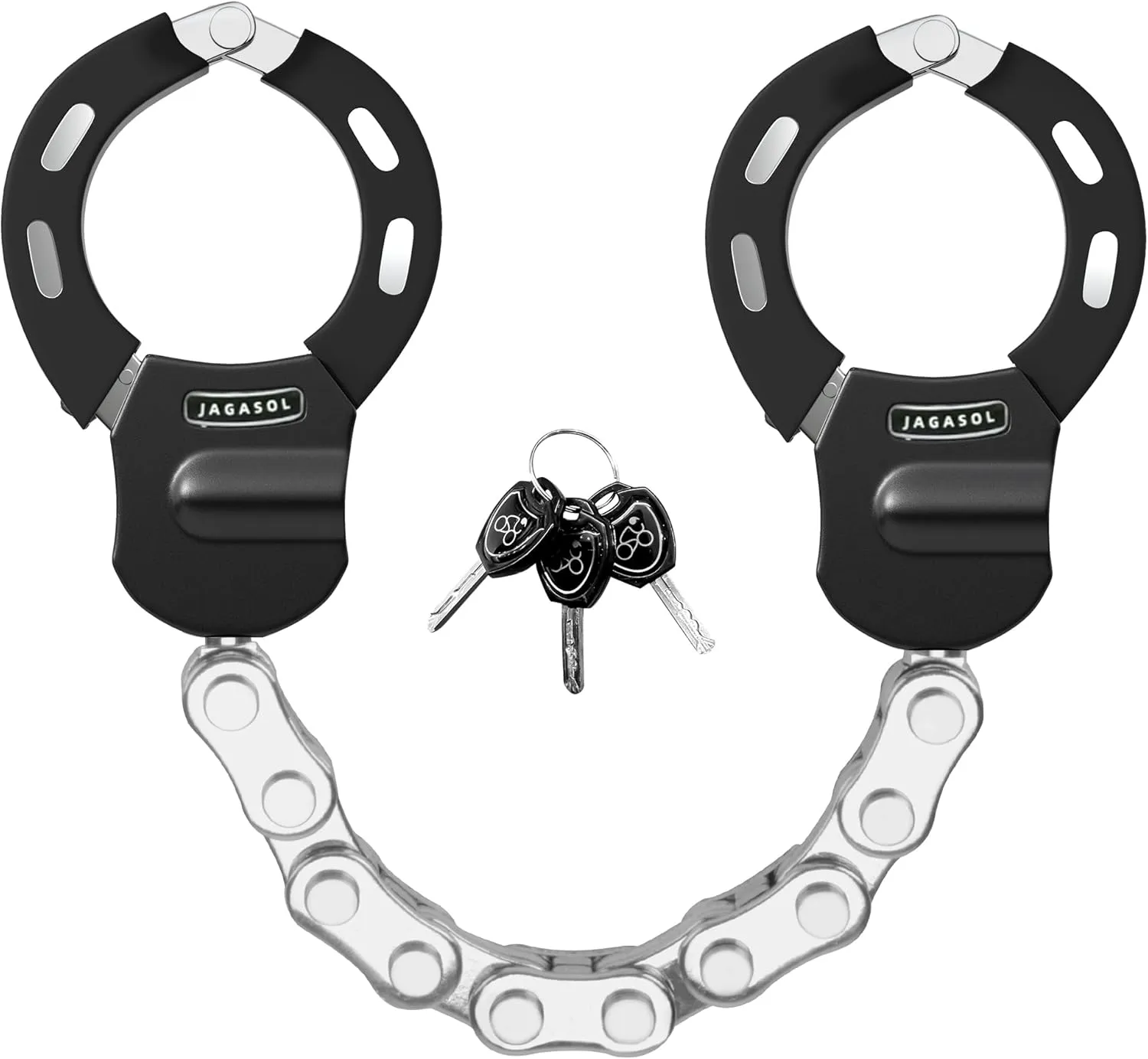 Electric Scooter Lock, Heavy Duty Anti Theft Chain Lock with Key, Accessories for Bike, E-Bike, Bicycle, Motorcycle, Scooter, Made of Zinc Alloy, Anti-Shear, Anti-Rust, 36 x 4.6 Inch, Black