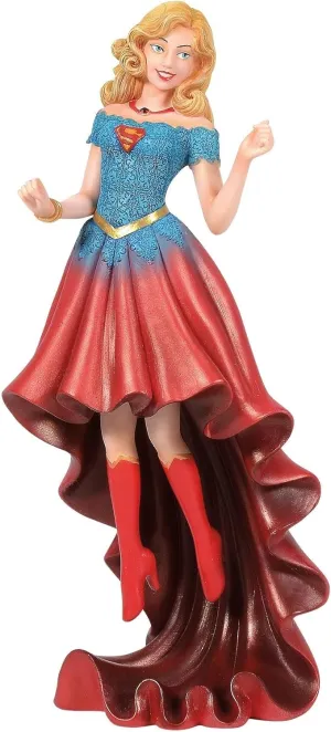 Enesco DC Comics Couture de Force Supergirl Figurine, 9.48 Inch, Multicolor