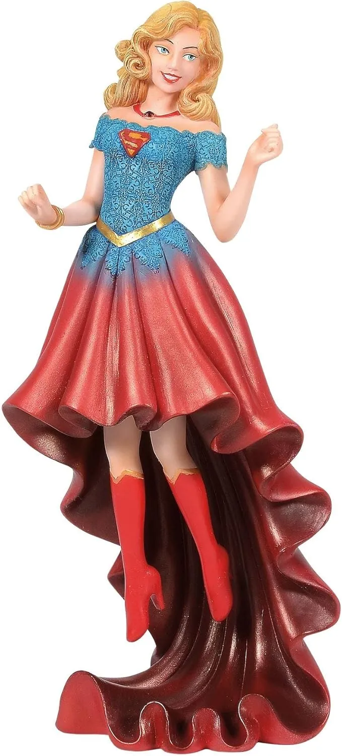 Enesco DC Comics Couture de Force Supergirl Figurine, 9.48 Inch, Multicolor