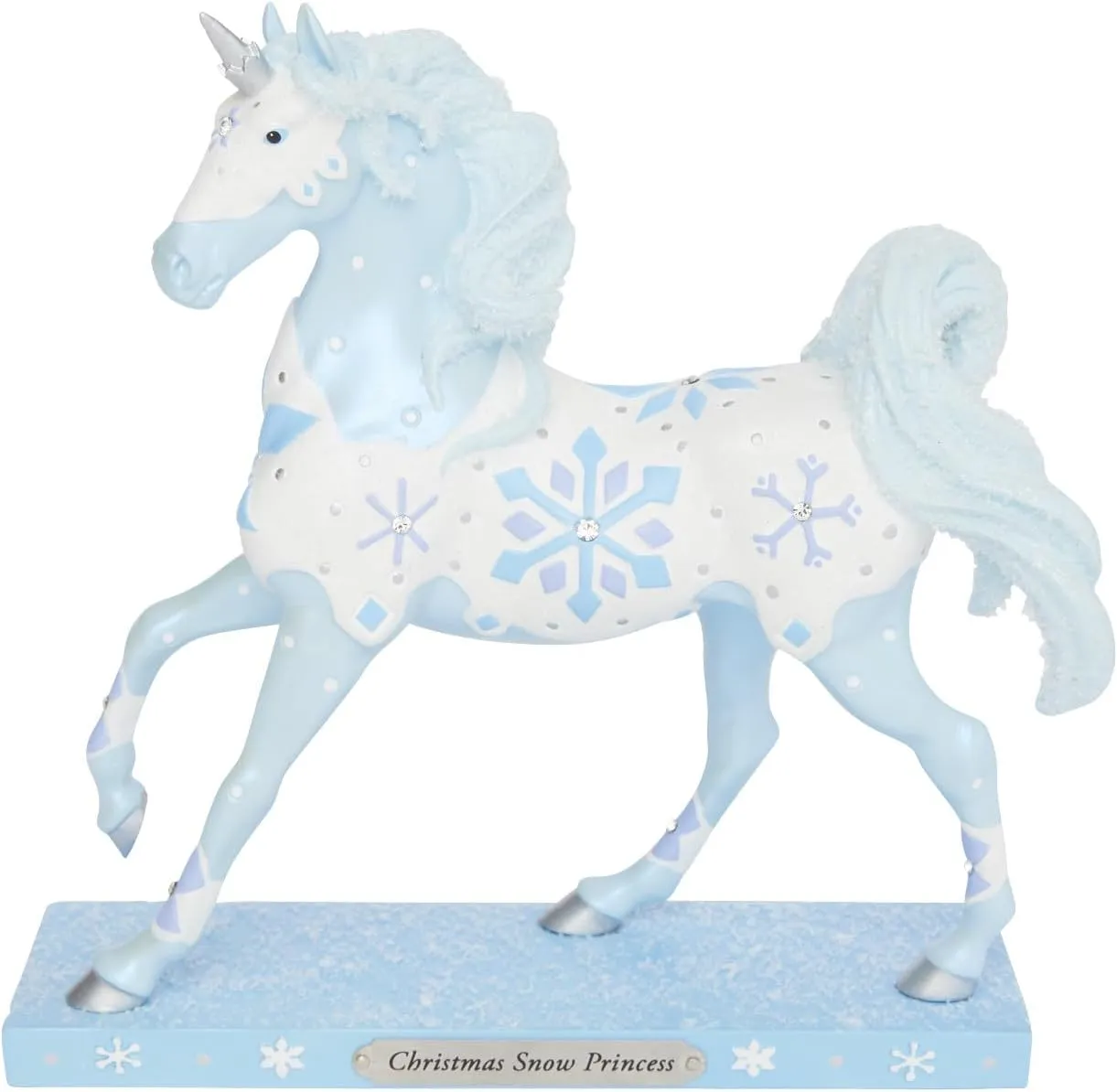 Enesco The Trail of Painted Ponies Christmas Snow Princess Figurine, 7.6 Inch, Multicolor