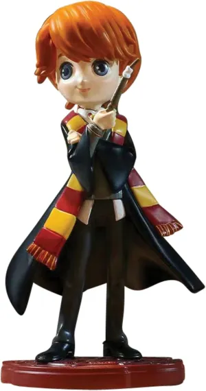 Enesco Wizarding World of Harry Potter Ron Weasley Anime Style Figurine, 5 Inch, Multicolor