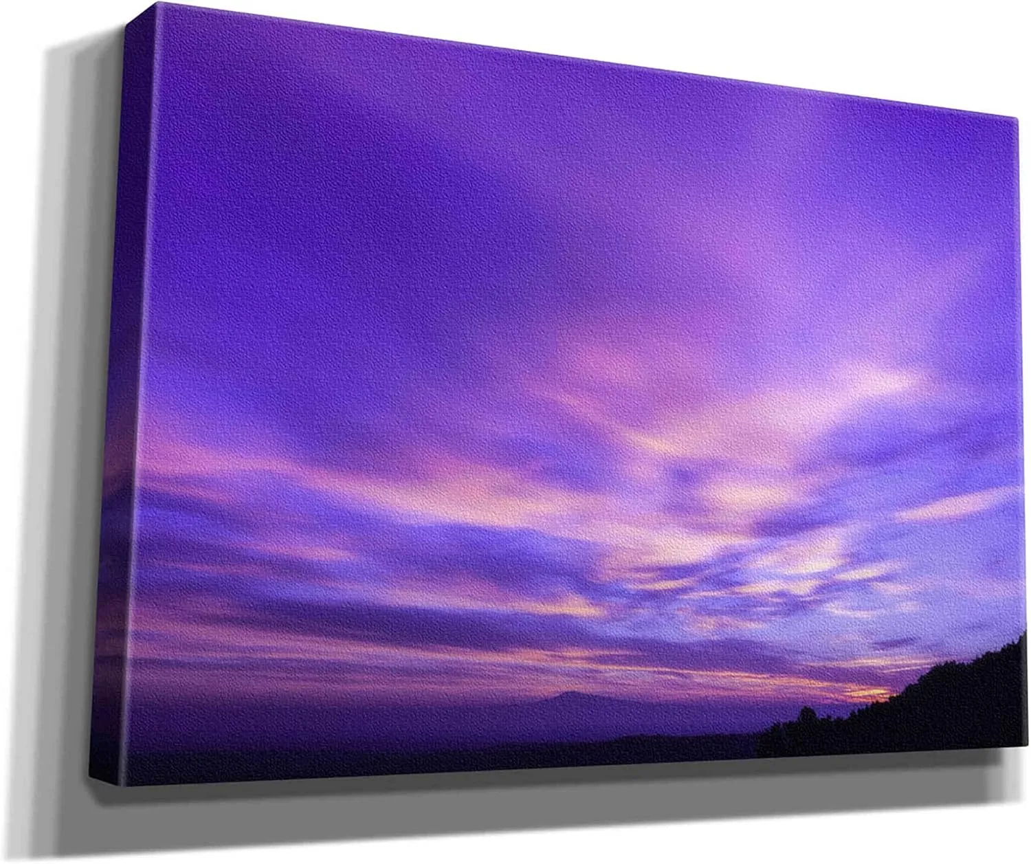 Epic Graffiti 'Cotton Candy Sunrise' by Unknown Artist, Giclee Canvas Wall Art, 26"x18"