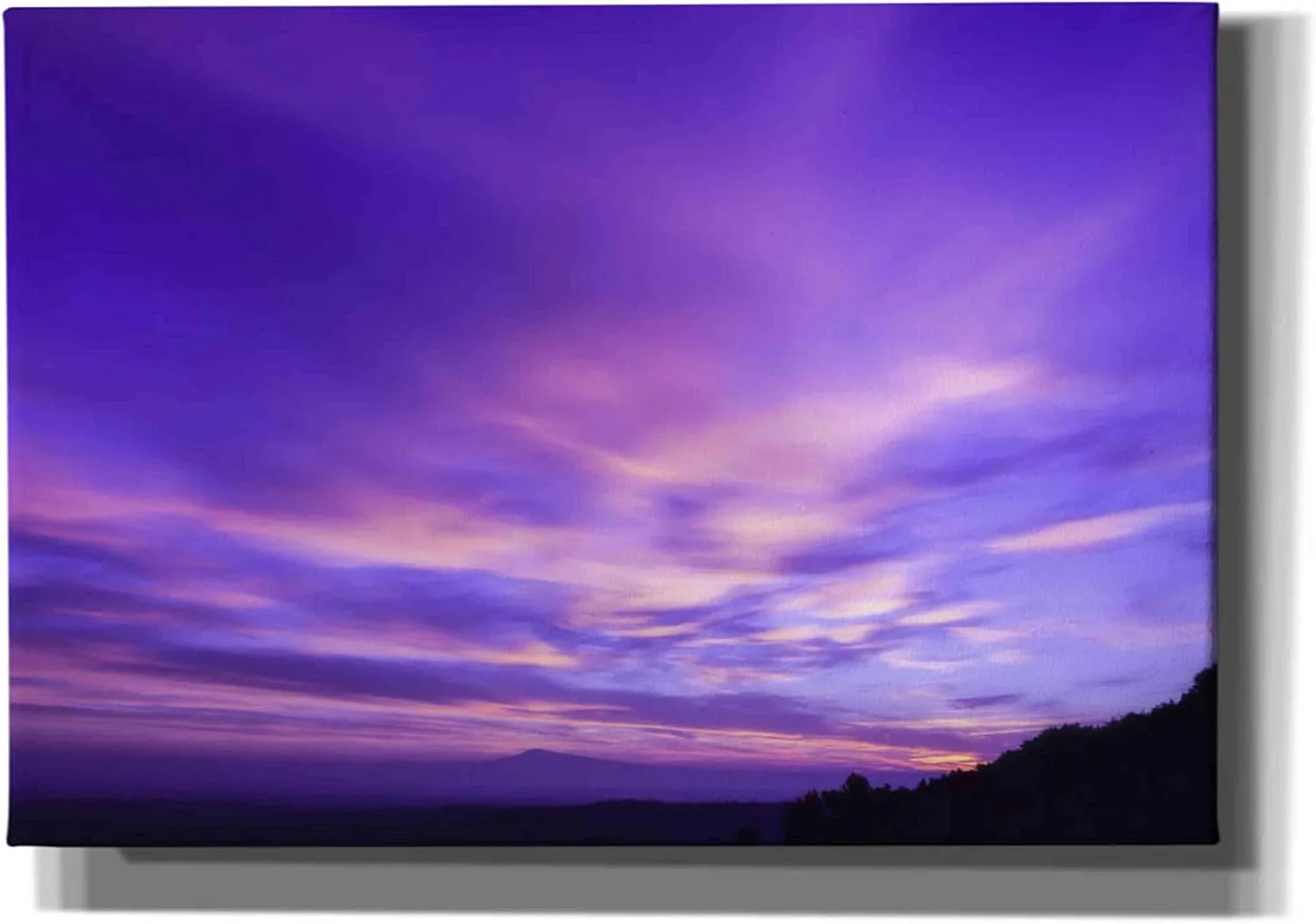 Epic Graffiti 'Cotton Candy Sunrise' by Unknown Artist, Giclee Canvas Wall Art, 26"x18"