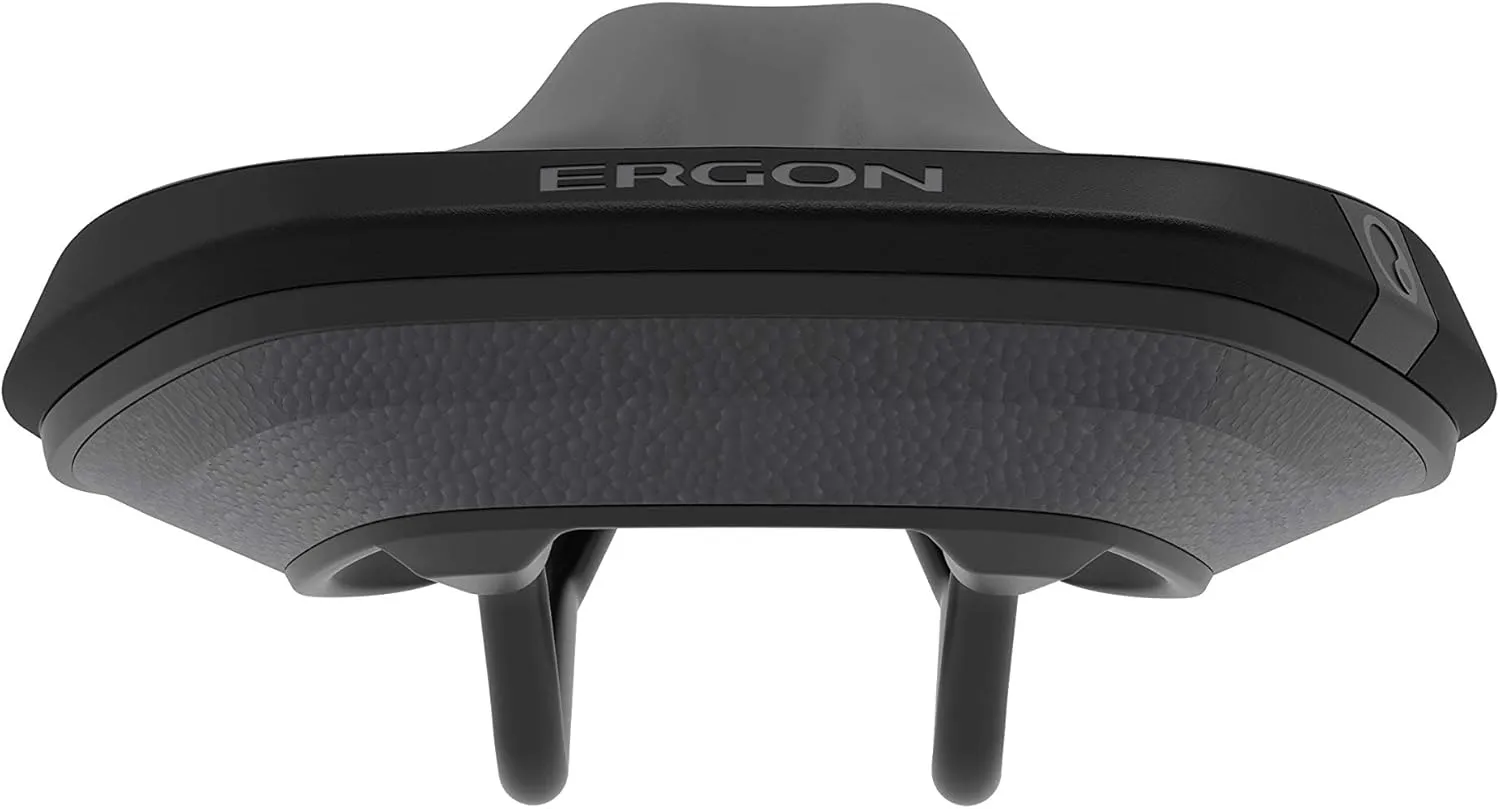 Ergon Smc Core Bike Saddle, Black, Men's Mountain Bike Seat, Microfiber, Gel Pad, 308 lbs Max Rider Weight, S/M: 9-12cm, M/L: 12-16cm