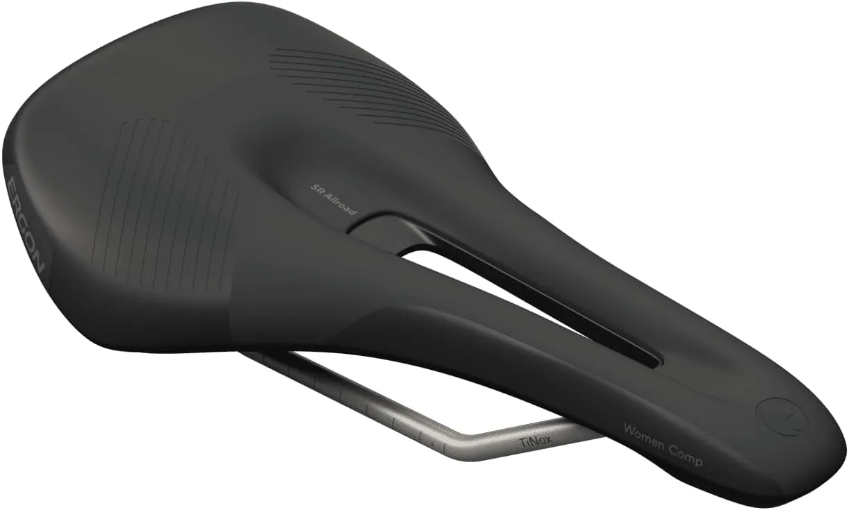 ERGON SR Allroad Comp Women’s Saddle – Ergonomic Road & Gravel Bike Seat S/M
