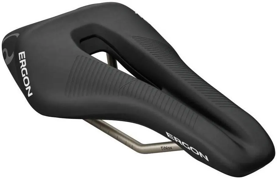 Ergon SR Triathlon Mens Performance Saddle, Mid Position, Black