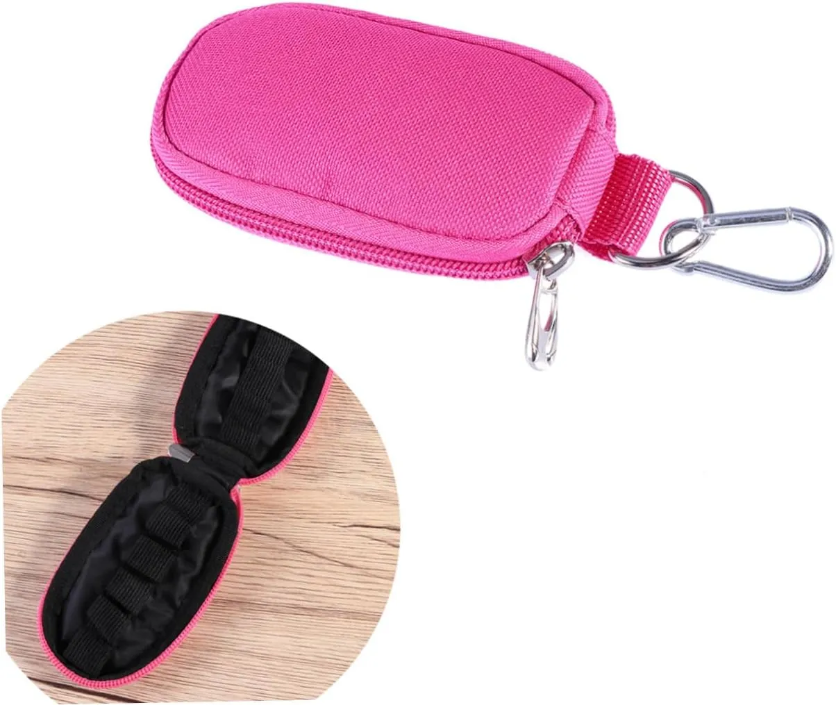 Essential Oil Carrying Case Travel Home Key Bag 10 Compartment Oil Case Portable Handle Sturdy Zippers for 2ml Bottles