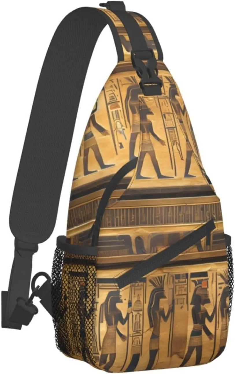 Explosion Firework 3d Unisex Crossbody Backpack Travel Hiking Casual Chest Bags Lightweight Fashion