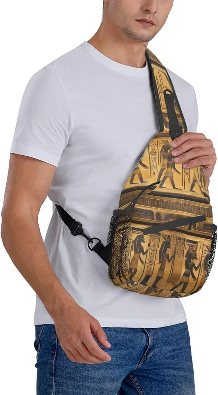 Explosion Firework 3d Unisex Crossbody Backpack Travel Hiking Casual Chest Bags Lightweight Fashion