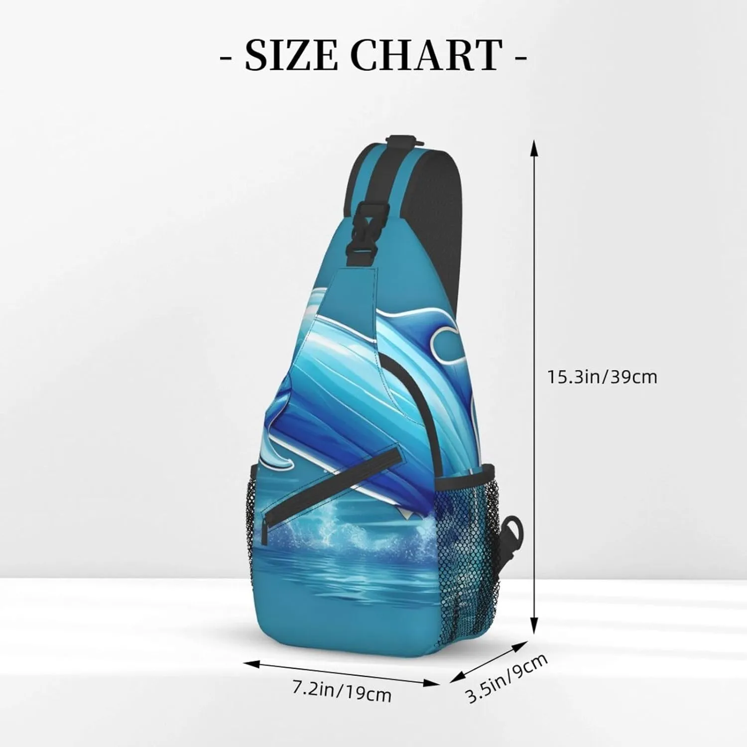 Explosion Firework 3d Unisex Crossbody Backpack Travel Hiking Casual Chest Bags Lightweight Fashion