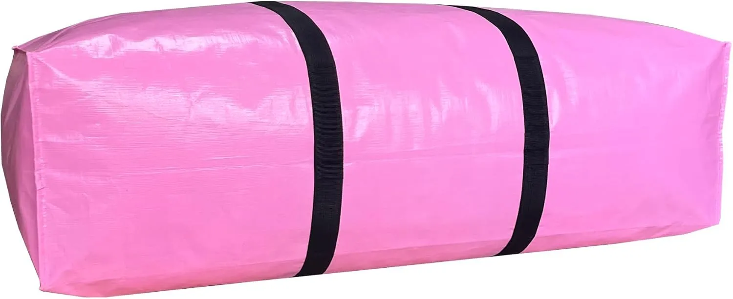 Extra Large Storage Bags, Jumbo Moving Tent Storage Bags, Waterproof Foldable Big Blue XXL Duffle Bag for Travel, 42x23x13.5inch - 1PACK
