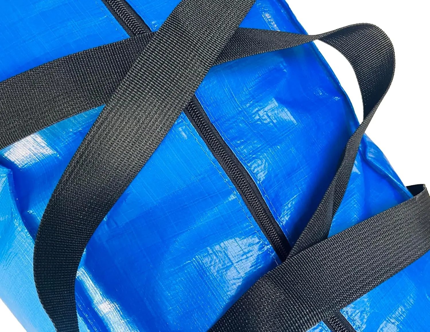 Extra Large Storage Bags, Jumbo Moving Tent Storage Bags, Waterproof Foldable Big Blue XXL Duffle Bag for Travel, 42x23x13.5inch - 1PACK