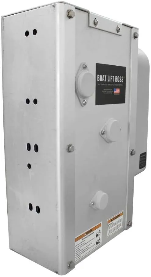 Extreme Max 3006.4662 Boat Lift Boss Integrated Winch with Remote Control Key Fob - 12/24V, 7500 lbs.