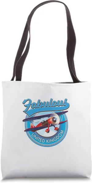 Fabulous United Kingdom travel patch Tote Bag